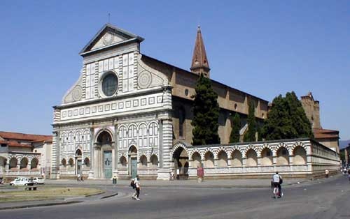 Photo:  Santa Maria Novella, Florence (italy) 1500. built by Leon Battista Alberti
